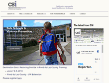 Tablet Screenshot of csifdl.org